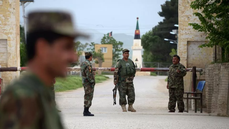 army personnel standing out the military base in afghanistan photo afp army personnel standing out the military base in afghanistan photo afp