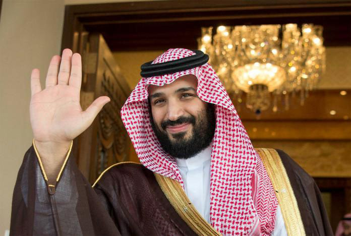 saudi deputy crown prince mohammed bin salman waves as he meets with philippine president rodrigo duterte in riyadh saudi arabia april 11 2017 photo reuters