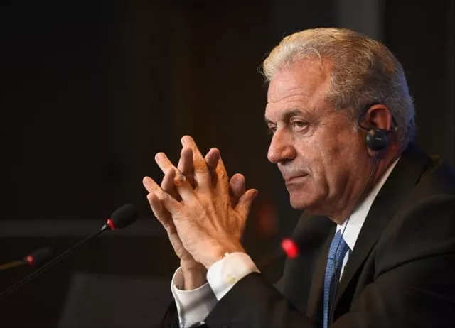 eu commissioner of migration and home affairs dimitris avramopoulos photo afp eu commissioner of migration and home affairs dimitris avramopoulos photo afp