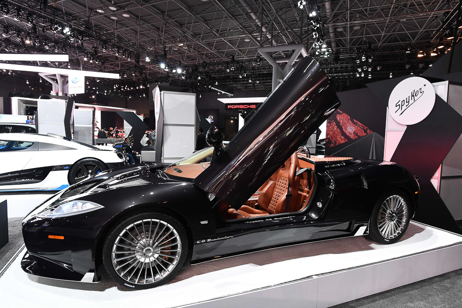 Spyker C8. PHOTO: AFP