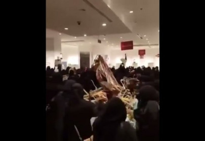 women go crazy at departmental store sale in saudi arabia women go crazy at departmental store sale in saudi arabia