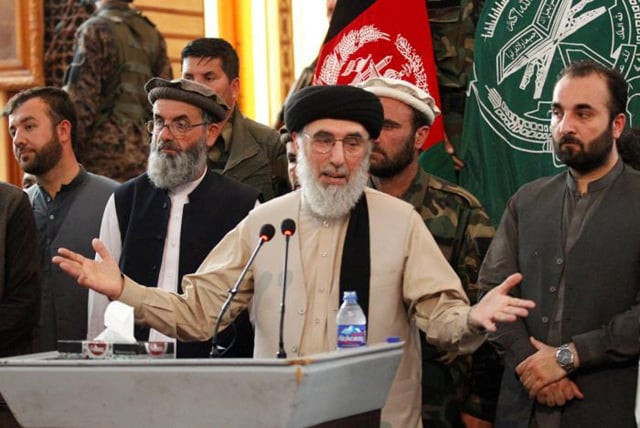afghan warlord gulbuddin hekmatyar speaks to supporters in jalalabad province afghanistan april 30 2017 photo reuters