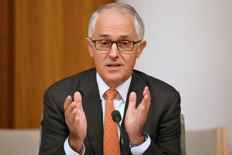australian prime minister malcolm turnbull speaks during a meeting at parliament house in canberra australia photo reuters