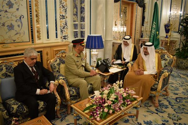 gen zubair received the king abdul aziz medal of excellence during his official visit to the kingdom where he called in king salman bin abdul aziz al saud photo ispr