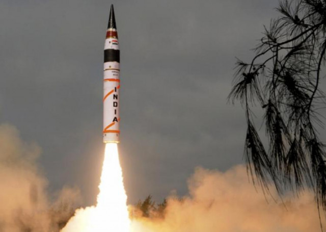file photo of an indian missile test photo file