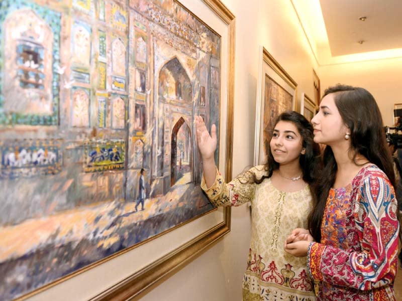 landscape painting exhibition 13 gates of walled city brought back to life