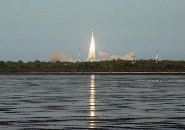india 039 s geosynchronous satellite launch vehicle gslv f09 carrying gsat 9 communications satellite blasts off from the satish dhawan space centre at sriharikota india may 5 2017 photo reuters