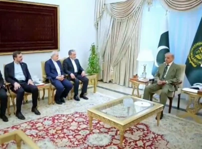 iranian fm discusses overall regional situation with pm shehbaz cdf munir