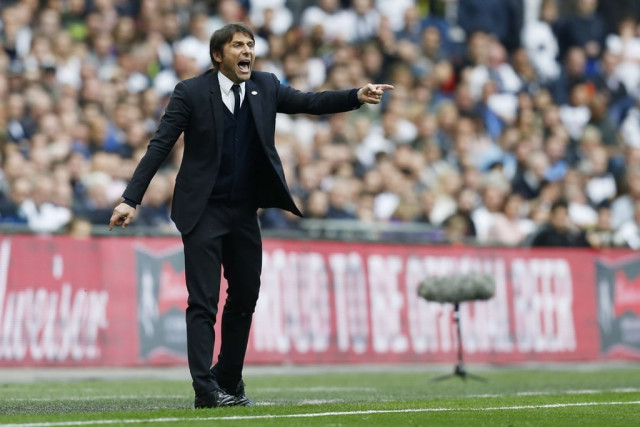almost champion elect buoyed by tottenham 039 s 1 0 defeat to west ham conte 039 s side hosts middlesbrough on monday knowing they need six points from their last four games to be crowned champions photo afp almost champion elect buoyed by tottenham 039 s 1 0 defeat to west ham conte 039 s side hosts middlesbrough on monday knowing they need six points from their last four games to be crowned champions photo afp
