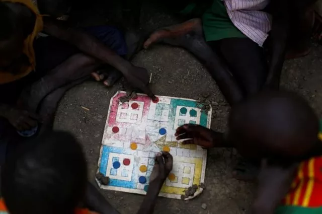 children play a board game in the united nations mission in south sudan unmiss protection of civilian site cop near bentiu northern south sudan photo reuters children play a board game in the united nations mission in south sudan unmiss protection of civilian site cop near bentiu northern south sudan photo reuters