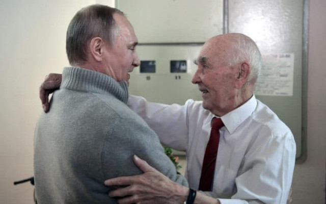 putin and his former kgb boss photo afp putin and his former kgb boss photo afp