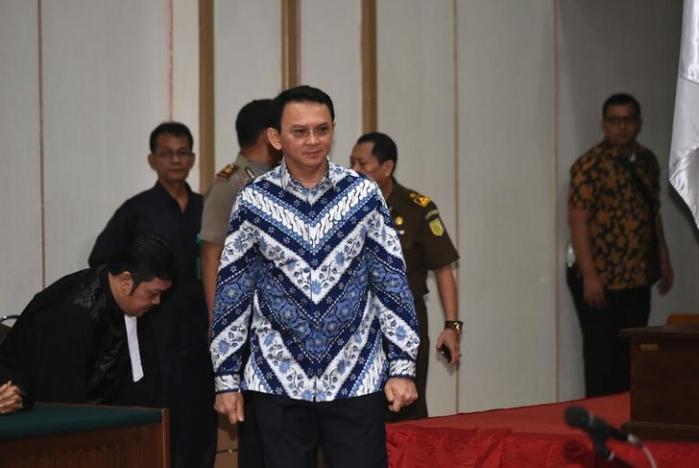 jakarta 039 s first non muslim governor and chinese ethnic minority basuki tjahaja purnama also known as ahok arrives at court for his verdict in jakarta indonesia may 9 2017 photo reuters