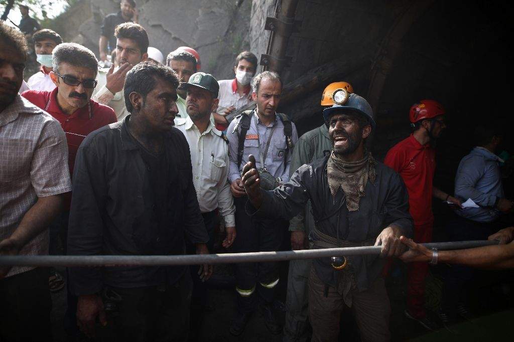 the explosion happened on wednesday in zemestan yort mine in golestan province when workers tried to jump start an engine in a tunnel filled with methane gas photo afp