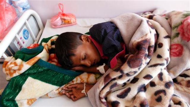 a yemeni boy receives treatment at a hospital in the capital sana a on october 11 2016 photo afp