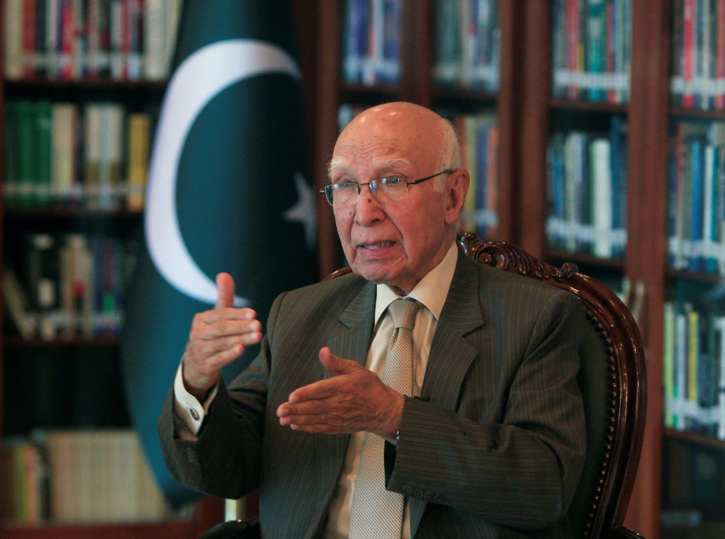 prime minister s adviser on foreign affairs sartaj aziz says peace in afghanistan is vital for pakistan s security photo reuters