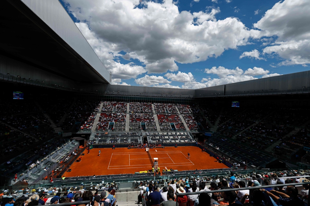 novak in the park djokovic struggled in madrid to get past local opponent nicolas almagro as he was taken to three sets by the spaniard photo afp