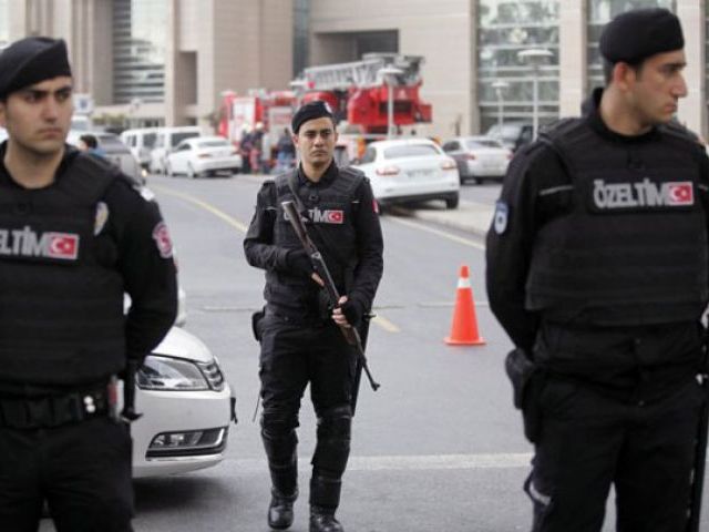 a file photo of turkish police personnel photo reuters