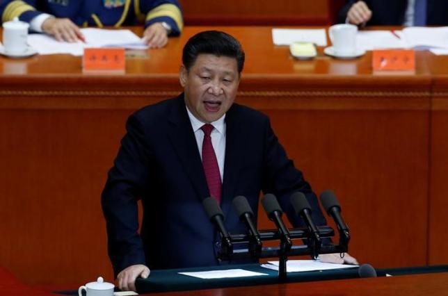 chinese president xi jinping makes a speech at the celebration of the 95th anniversary of the founding of the communist party of china at the great hall of the people in beijing photo reuters