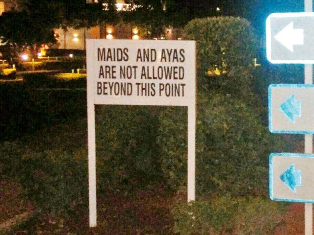 the offending signboard in islamabad club photo express the offending signboard in islamabad club photo express