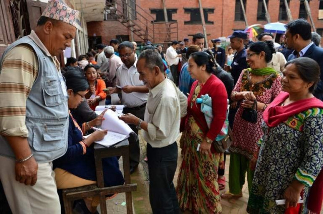 nepal votes in first local election in 20 years photo afp nepal votes in first local election in 20 years photo afp