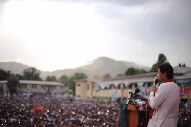 pakistan tehreek e insaf chairman imran khan speaks at a rally in abbottabad on sunday may 14 2017 photo pti pakistan tehreek e insaf chairman imran khan speaks at a rally in abbottabad on sunday may 14 2017 photo pti