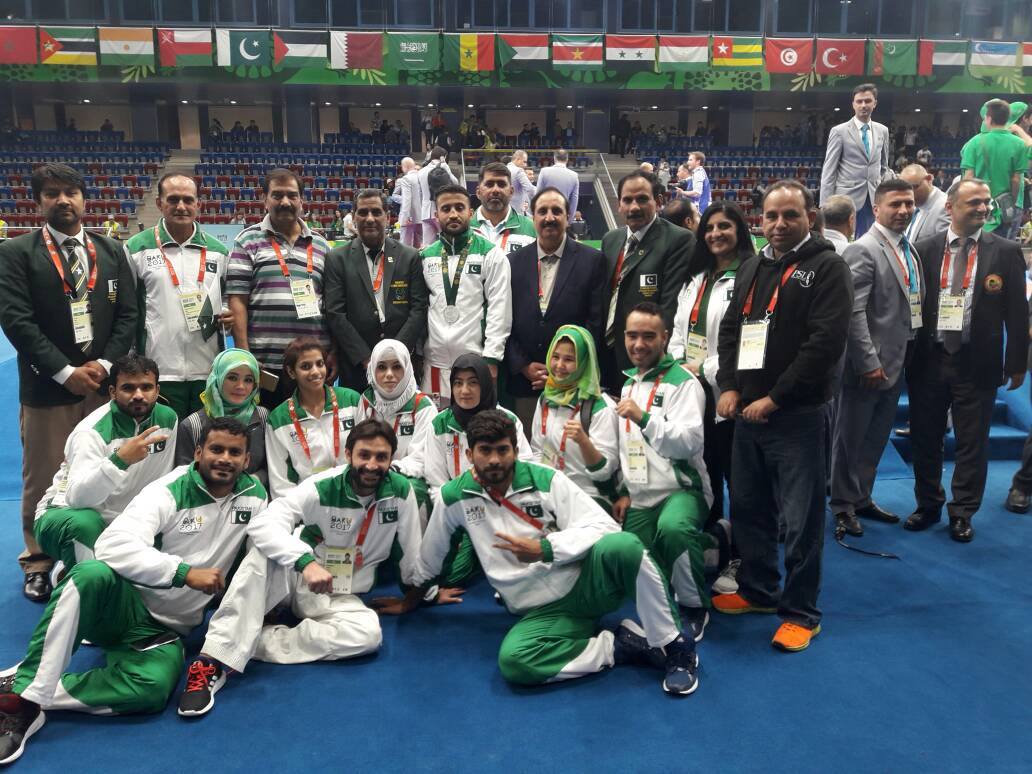 pakistan open medals account in baku