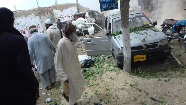 the aftermath of the attack in mastung photo express the aftermath of the attack in mastung photo express
