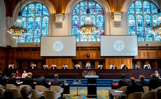 international court of justice holds hearing of the case photo icj international court of justice holds hearing of the case photo icj