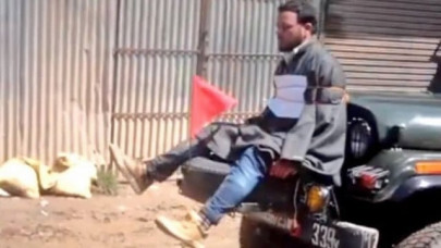 indian officer who tied kashmiri youth to jeep given clean chit indian officer who tied kashmiri youth to jeep given clean chit