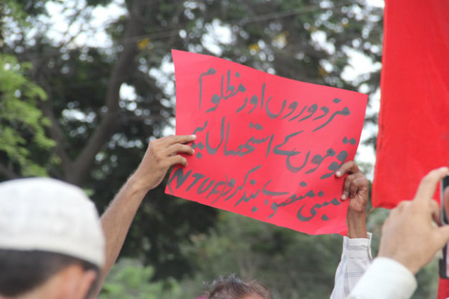 the protesters demanded justice for the slain labourers photo ayesha mir express the protesters demanded justice for the slain labourers photo ayesha mir express