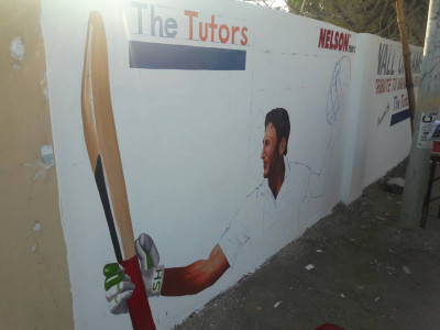 painting a tribute wall of fame for misyou