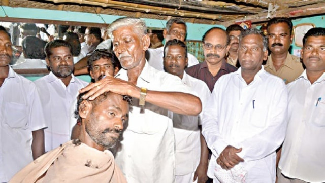 since independence the valmikis of sambhal have to travel up to 20 kilometres to get a shave or hair cut photo courtesy huffington post since independence the valmikis of sambhal have to travel up to 20 kilometres to get a shave or hair cut photo courtesy huffington post