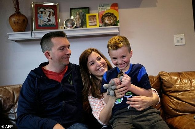 jacob with his parents photo afp