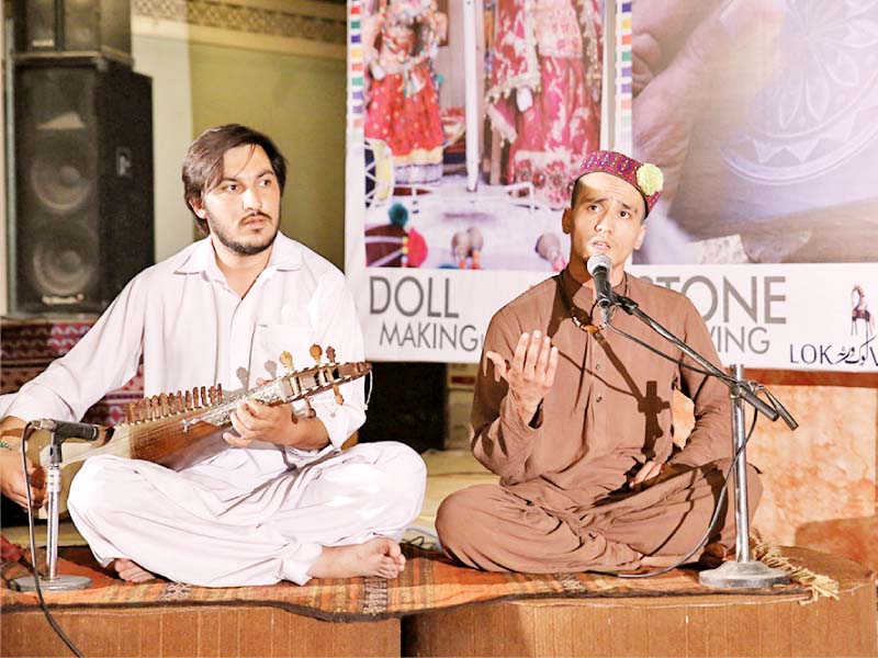 hazara musicians perform at lok virsa photo express