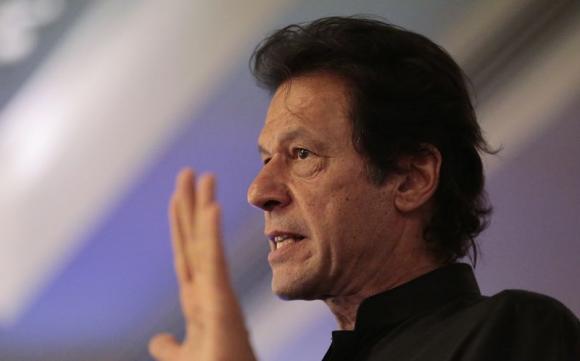 khan chairman of pakistan tehreek e insaf pti political party speaks during a news conference in islamabad photo reuters