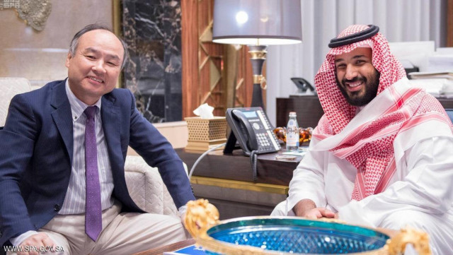 masayoshi son chairman amp ceo of softbank and saudi arabian deputy crown prince mohammed bin salman photo courtesy saudi press agency masayoshi son chairman amp ceo of softbank and saudi arabian deputy crown prince mohammed bin salman photo courtesy saudi press agency