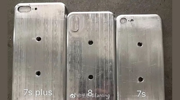 an image showing moulds for three iphone models photo weibo