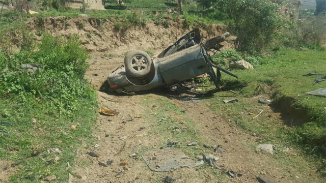 the targeted ied attack occurred near the vehicle of peace committee workers photo express