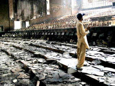 cry over a charred cinema but not a dead human being