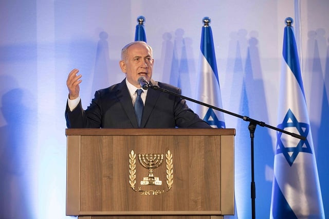 israeli prime minister benjamin netanyahu speaks during a ceremony marking the 50th anniversary of the 1967 israeli arab war in the old city of jerusalem on may 21 2017 photo afp israeli prime minister benjamin netanyahu speaks during a ceremony marking the 50th anniversary of the 1967 israeli arab war in the old city of jerusalem on may 21 2017 photo afp