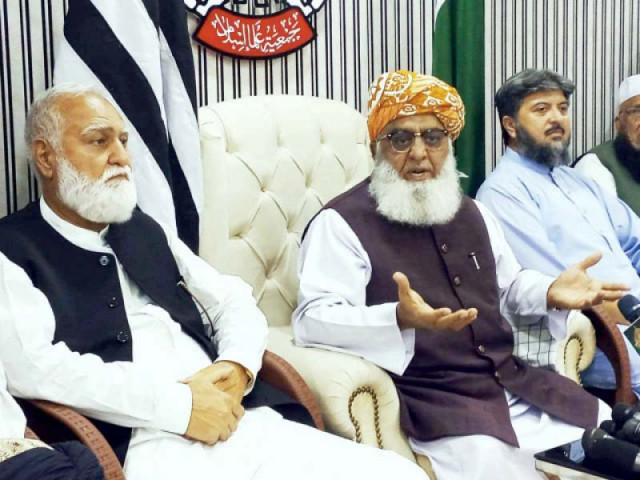 jui f chief maulana fazlur rehman addresses a press conference in peshawar photo express jui f chief maulana fazlur rehman addresses a press conference in peshawar photo express