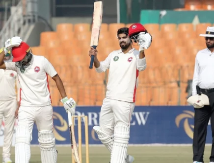 umar amin in action during the quaid e azam trophy final photo afp