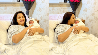 kiran tabeir welcomes daughter says she s lucky to have daughter as first born