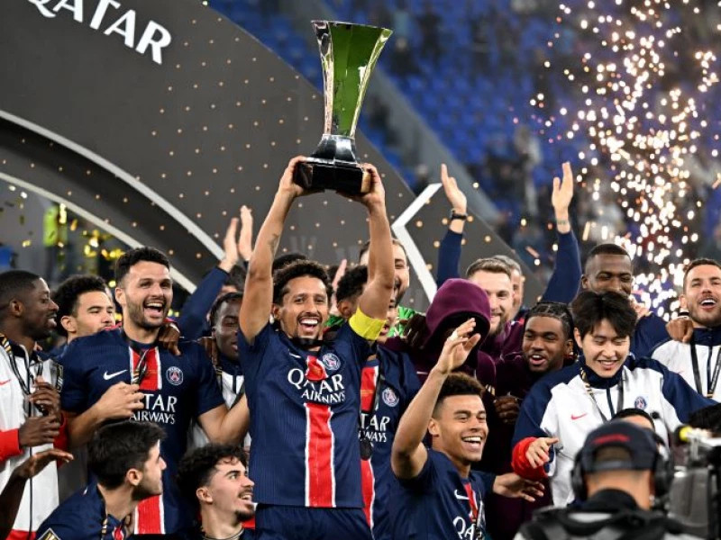 psg bag french champions trophy in doha