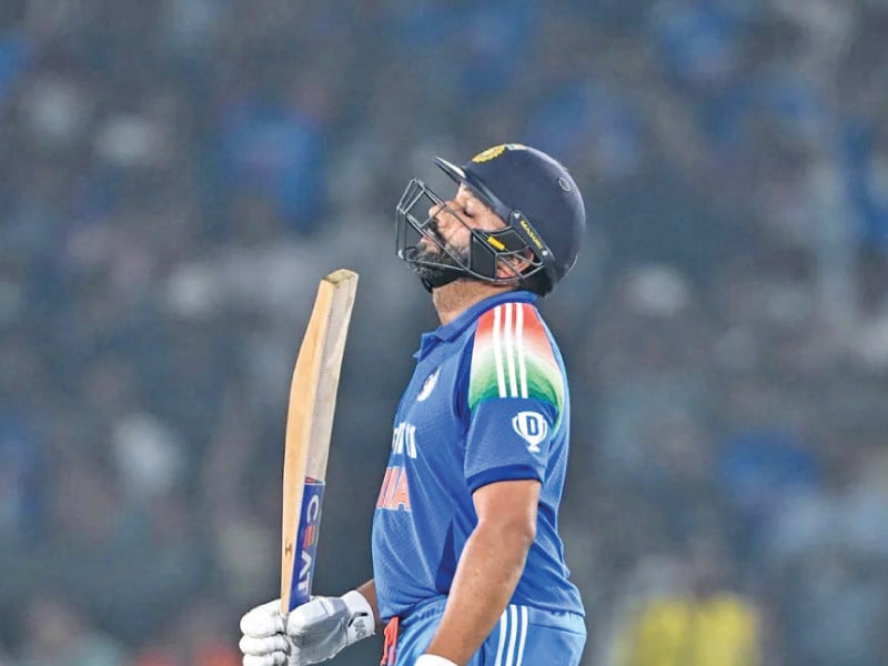 rohit sharma celebrated his century in a subdued way photo bcci