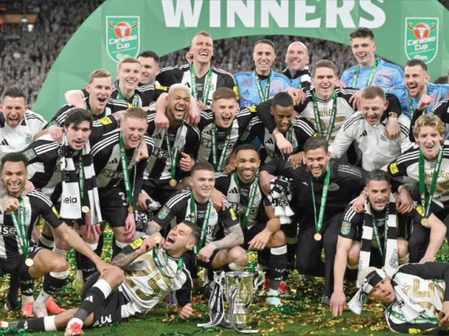 this was the first title for newcastle in 56 years photo afp this was the first title for newcastle in 56 years photo afp