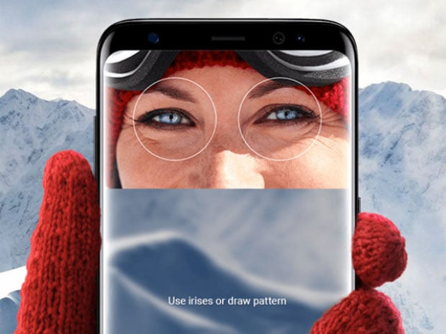 hackers unlocked the phone using a printed photo of the owner 039 s eye covered with a contact lens photo samsung hackers unlocked the phone using a printed photo of the owner 039 s eye covered with a contact lens photo samsung