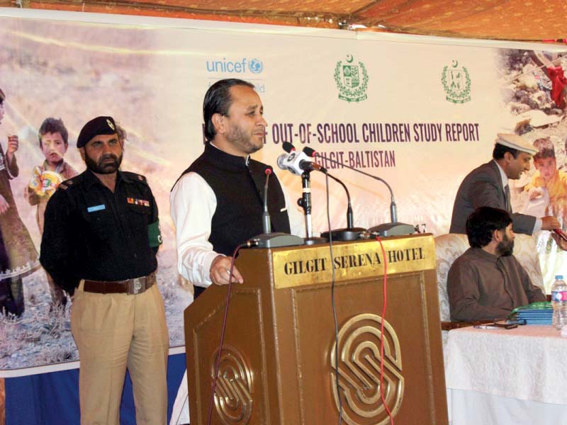 g b cm hafiz hafeezur rehman addresses the report launch photo courtesy unicef