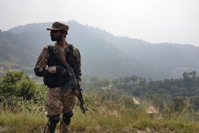 a pakistani soldier patrols a village in district bhimber near the line of control loc in pakistan administered kashmir during a media trip organised by the pakistani army on october 1 2016 tensions have been simmering for months between india and pakistan but were dangerously ratcheted up when india claimed it had carried out quot surgical strikes quot across the heavily militarised line of control loc the de facto border in disputed kashmir afp photo issam ahmed a pakistani soldier patrols a village in district bhimber near the line of control loc in pakistan administered kashmir during a media trip organised by the pakistani army on october 1 2016 tensions have been simmering for months between india and pakistan but were dangerously ratcheted up when india claimed it had carried out quot surgical strikes quot across the heavily militarised line of control loc the de facto border in disputed kashmir afp photo issam ahmed