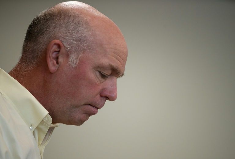 a reporter for the guardian newspaper says greg gianforte republican congressional candidate in montana quot bodyslammed quot him photo afp